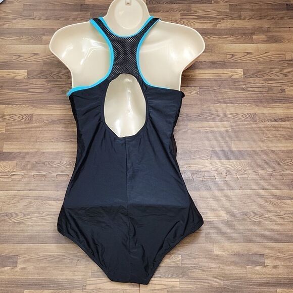 Zero Posur Tropical Print Swim Suit Size 18.5 - Picture 9 of 16